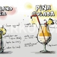 Фартук для кухни коктейли с рецептами