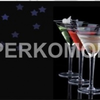 Кухонный фартук бокалы с коктейлями