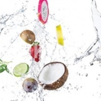 Фартук для кухни кусочки фруктов