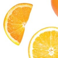 Кухонный фартук фрукты апельсины