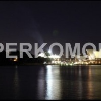 Кухонный фартук город ночью