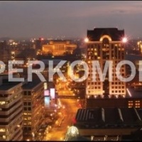 Кухонный фартук ночной город