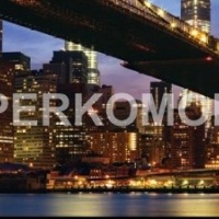 фартук для кухни нью-йорк вечером