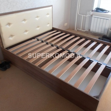 кровать с кожаной спинкой барнаул