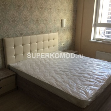 Комплект для спальни темное древо со светлыми вставками