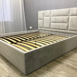 Кровать в сером цвете заказать в Барнауле
