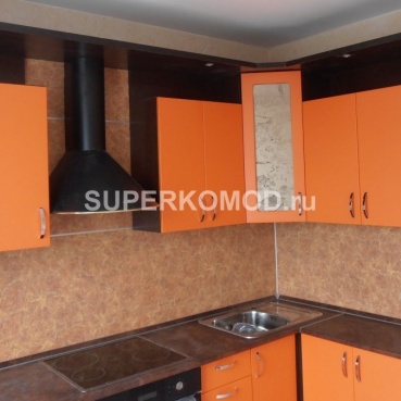 Морковная оранжевая кухня в барнауле