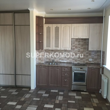 Встроенная кухня в квартиру-студию Встроенная кухня в квартиру-студию