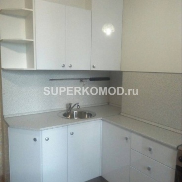 Кухня угловая белая