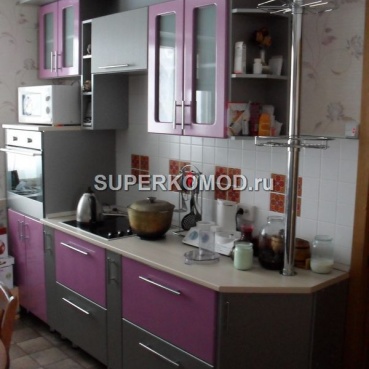 сиреневая кухня фото