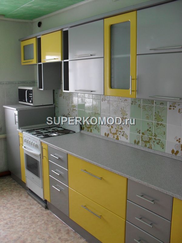 желтая кухня фото