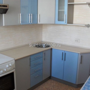 голубая кухня фото