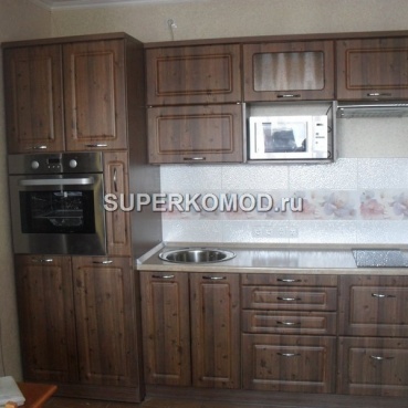 Кухня темный орех фото
