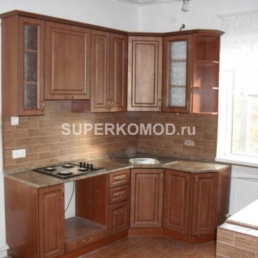 угловая кухня с белорусскими фасадами в барнауле