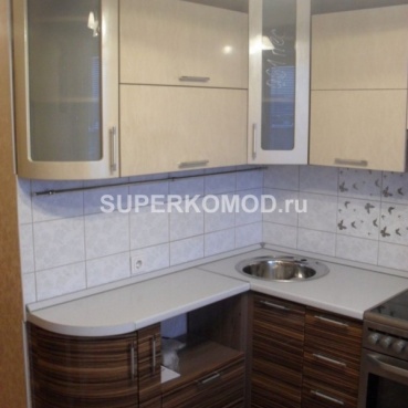 изогнутые фасады кухни на заказ