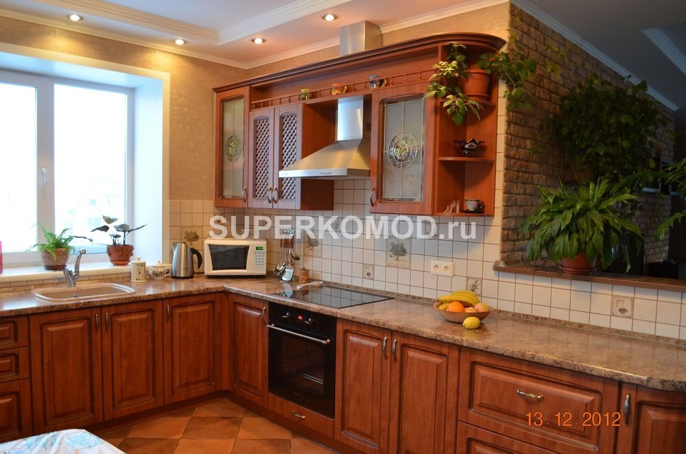 кухня со встроенной техникой в Барнауле