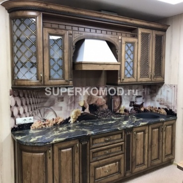 Кухня с патиной