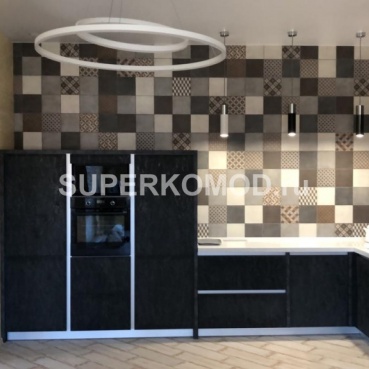 Кухня угловая без верхних шкафов