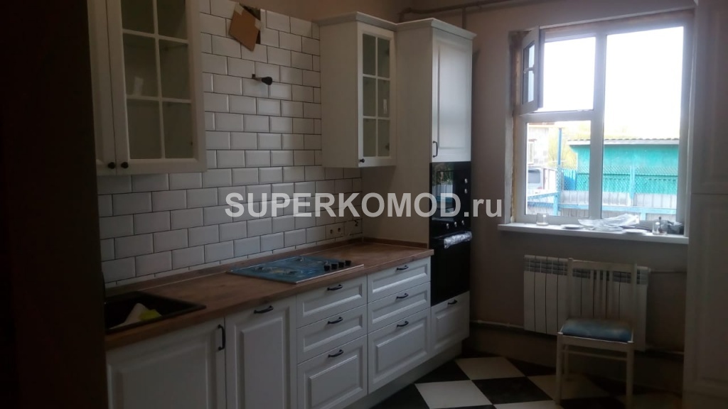 Белая кухня в скандинавском стиле