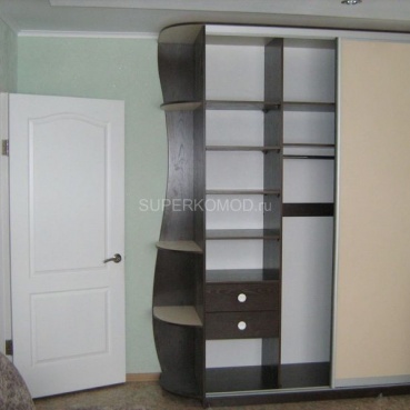 шкаф-купе тёмно-кремовый шкаф-купе тёмно-кремовый