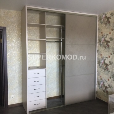 шкаф-гардероб средний белый