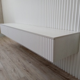 Тумба с текстурой для телевизора