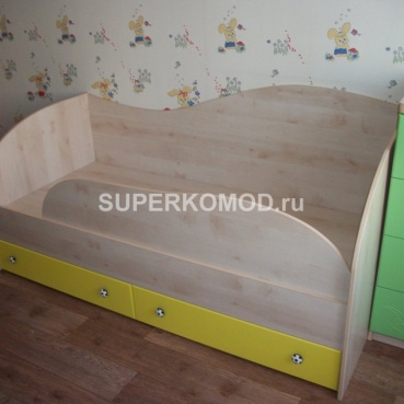 жёлтая детская кровать в Барнауле жёлтая детская кровать в Барнауле