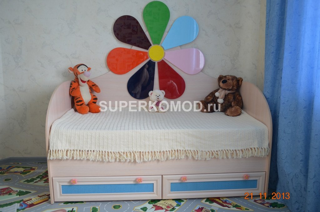детская кровать цветик-семицветик
