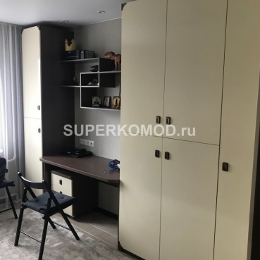 Мебель для подростка в темном цвете на заказ