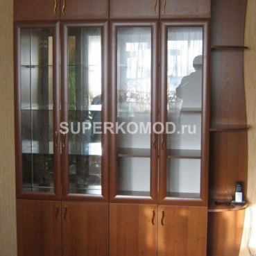 сервант со стеклянными дверцами на заказ в Барнауле