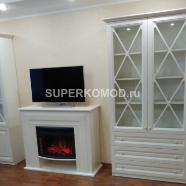 Современная белая гостиная