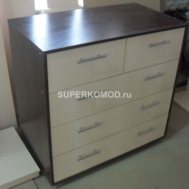двухцветный комод