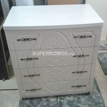 комод с фрезеровкой дуб белёный комод с фрезеровкой дуб белёный