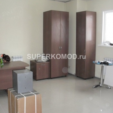 офисный шкаф с тумбочкой в коричневом цвете на заказ в Барнауле офисный шкаф с тумбочкой в коричневом цвете на заказ в Барнауле